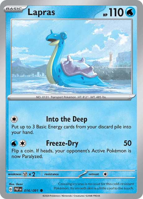 ラプラス / Lapras (PAF #16)