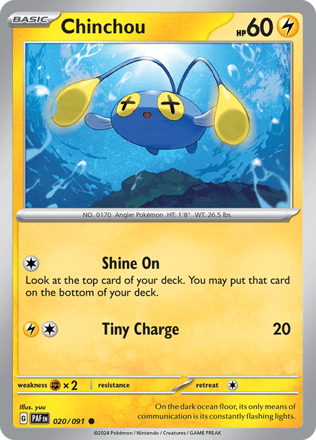 チョンチー / Chinchou (PAF #20)