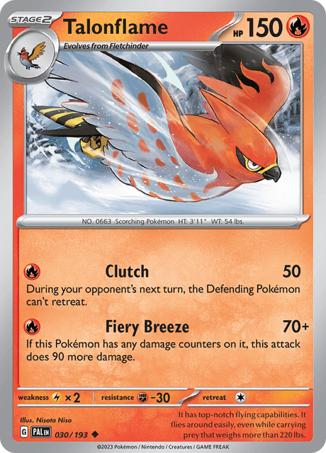ファイアロー / Talonflame (PAL #30)