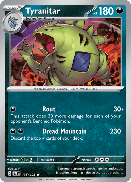 バンギラス / Tyranitar (PAL #135)