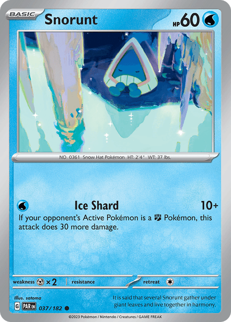 ユキワラシ / Snorunt (PAR #37)