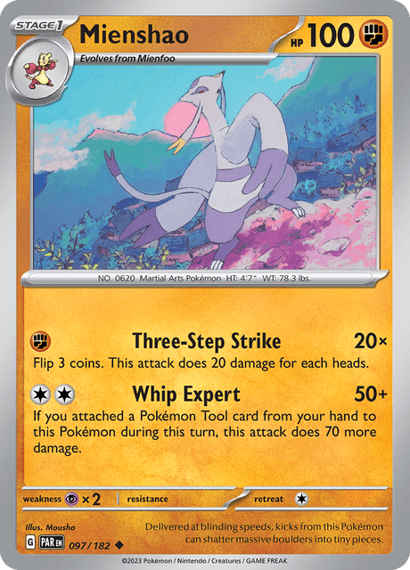コジョンド / Mienshao (PAR #97)