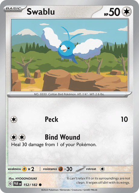 チルット / Swablu (PAR #152)