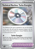 ワザマシン エナジーターボ / Technical Machine: Turbo Energize (PAR #179)