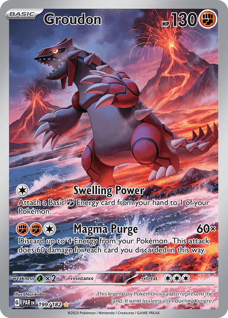 グラードン / Groudon (PAR #199)