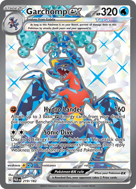 ガブリアスex / Garchomp ex (PAR #219)