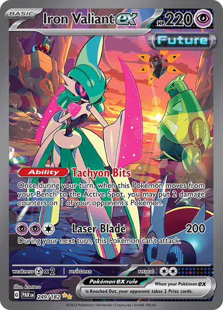 テツノブジンex / Iron Valiant ex (PAR #249)