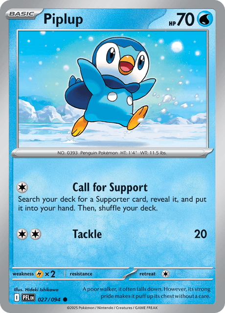 ポッチャマ / Piplup (PFL #27)