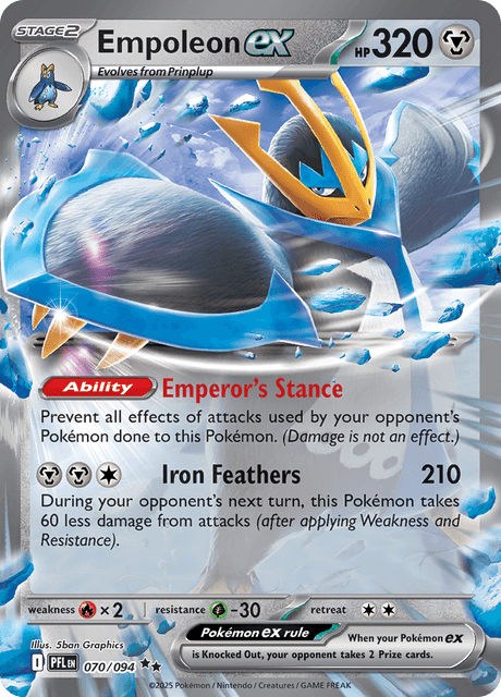 エンペルトex / Empoleon ex (PFL #70)