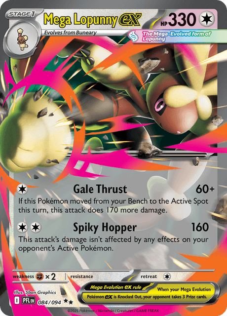 メガミミロップex / Mega Lopunny ex (PFL #84)