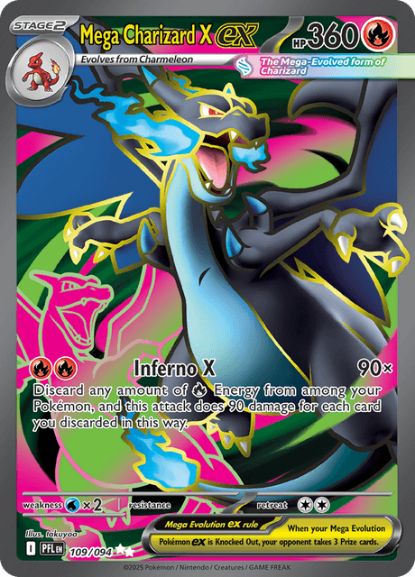 メガリザードンXex / Mega Charizard X ex (PFL #109)
