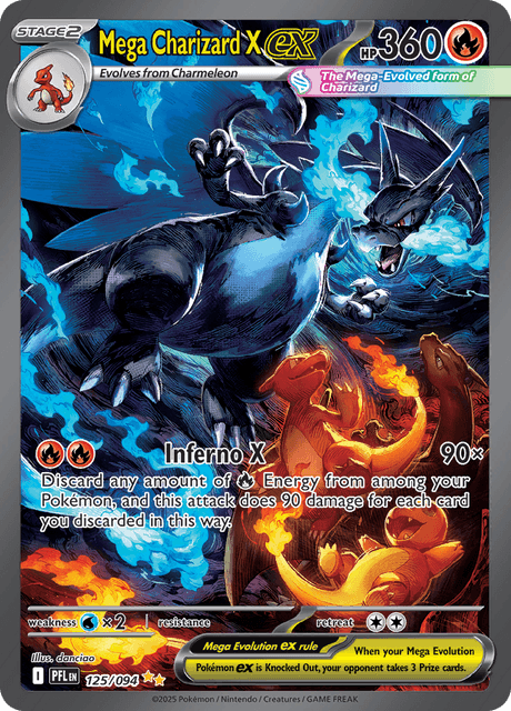 メガリザードンXex / Mega Charizard X ex (PFL #125)