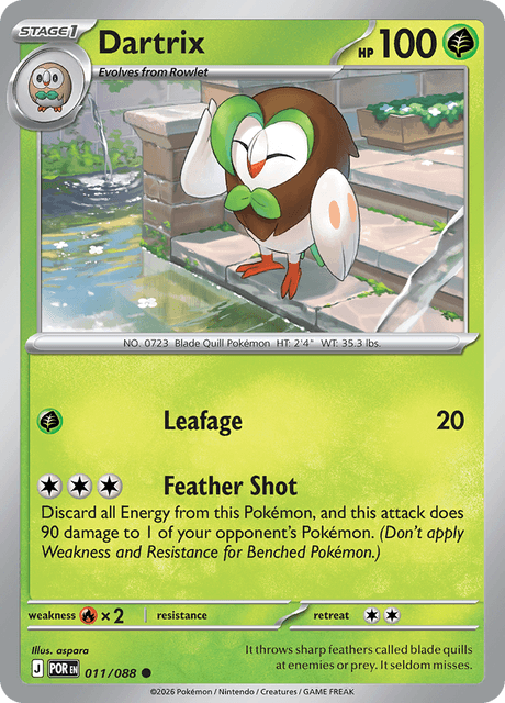 フクスロー / Dartrix (POR #11)