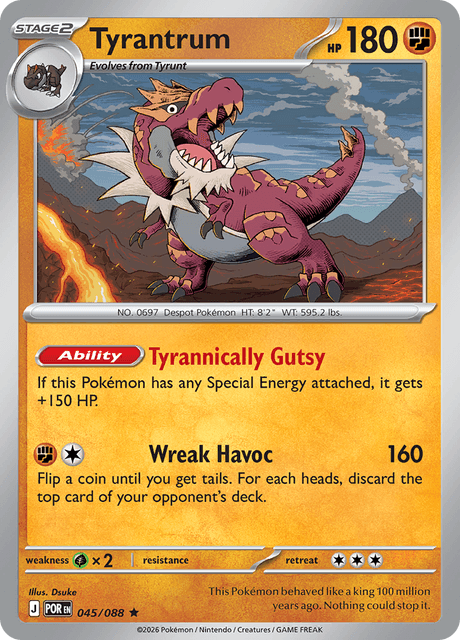 ガチゴラス / Tyrantrum (POR #45)