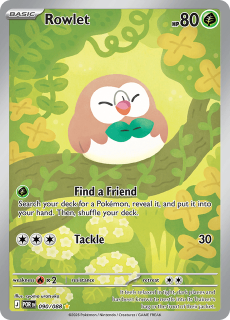モクロー / Rowlet (POR #90)