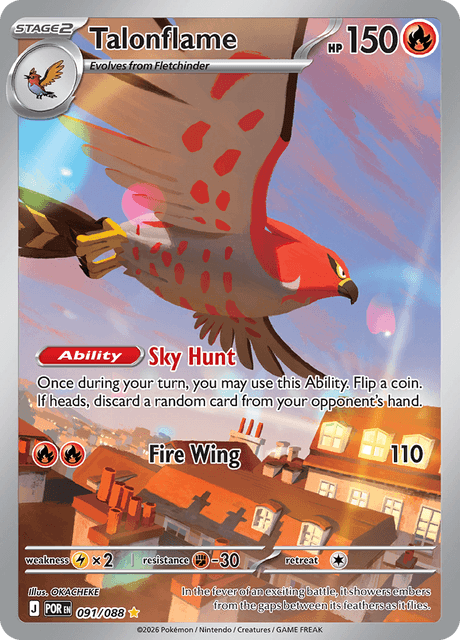 ファイアロー / Talonflame (POR #91)