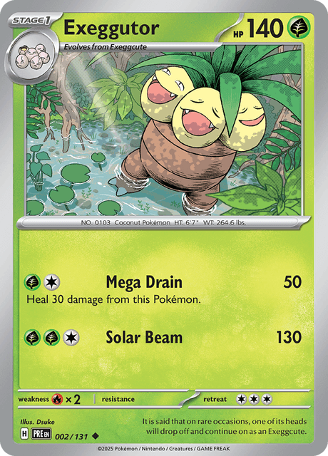 ナッシー / Exeggutor (PRE #2)