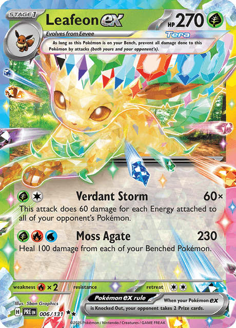 リーフィアex / Leafeon ex (PRE #6)