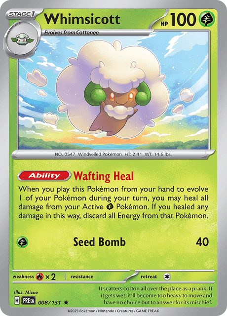 エルフーン / Whimsicott (PRE #8)