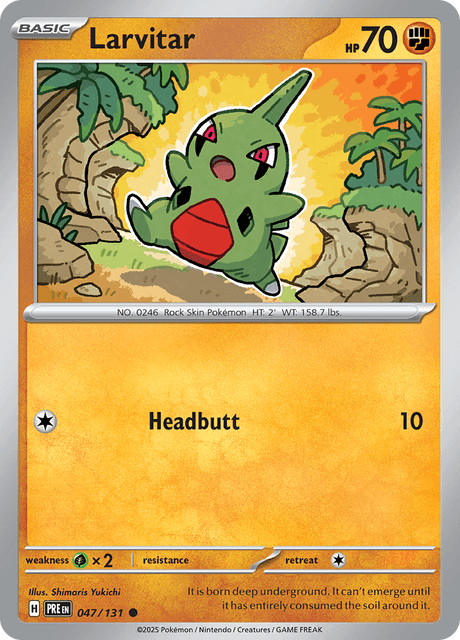 ヨーギラス / Larvitar (PRE #47)