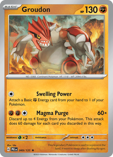 グラードン / Groudon (PRE #49)