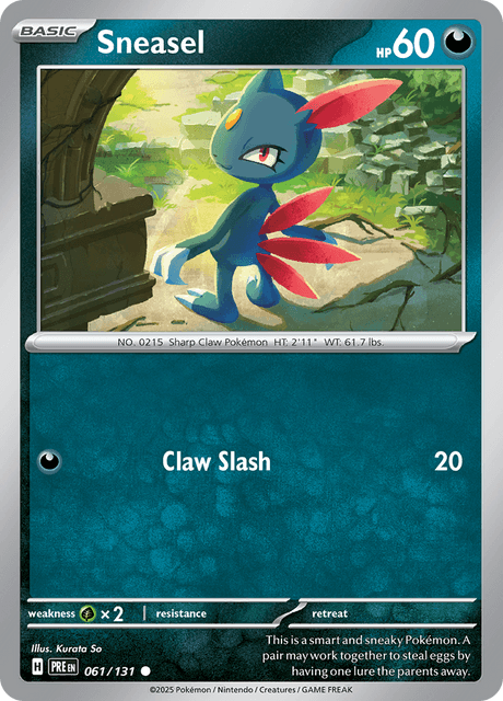 ニューラ / Sneasel (PRE #61)