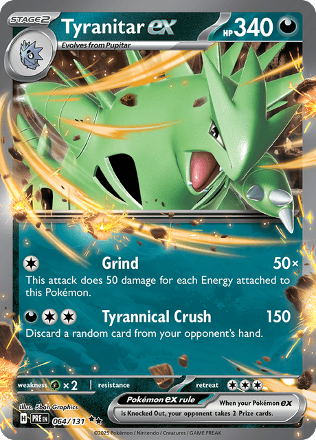 バンギラスex / Tyranitar ex (PRE #64)