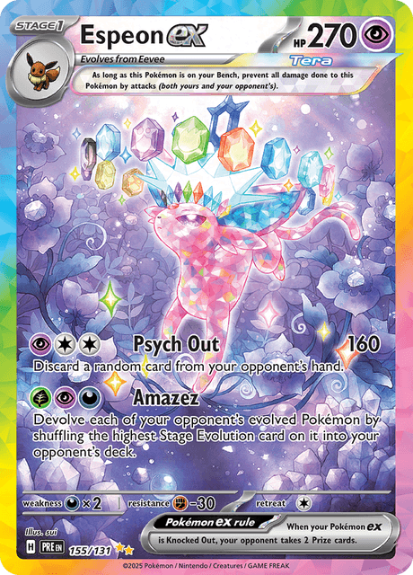 エーフィex / Espeon ex (PRE #155)