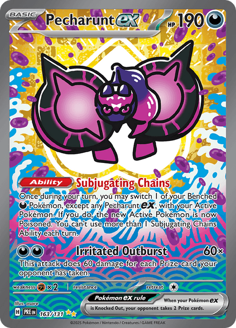 モモワロウex / Pecharunt ex (PRE #163)