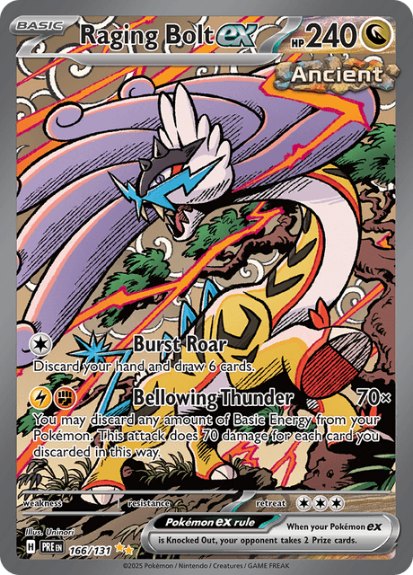 タケルライコex / Raging Bolt ex (PRE #166)