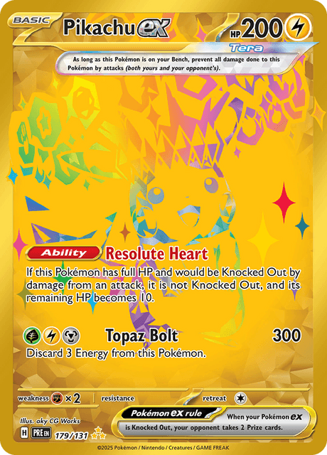 ピカチュウex / Pikachu ex (PRE #179)