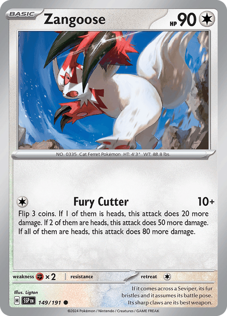 ザングース / Zangoose (SSP #149)