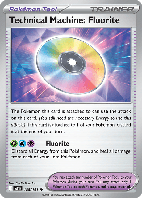ワザマシン フローライト / Technical Machine: Fluorite (SSP #188)