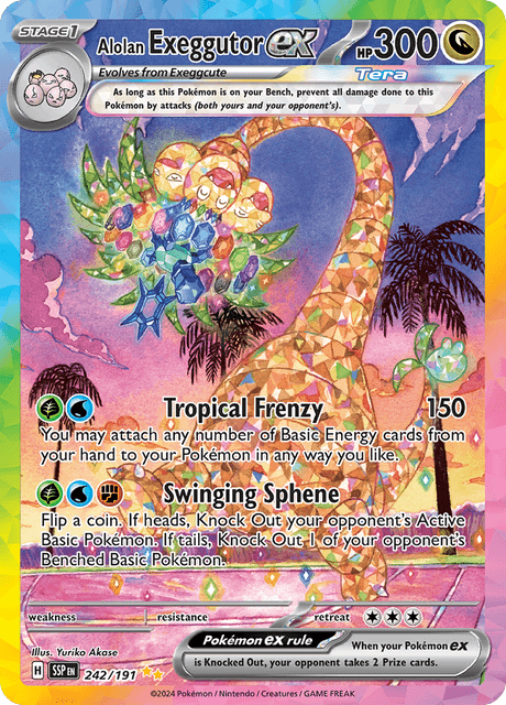アローラ ナッシーex / Alolan Exeggutor ex (SSP #242)