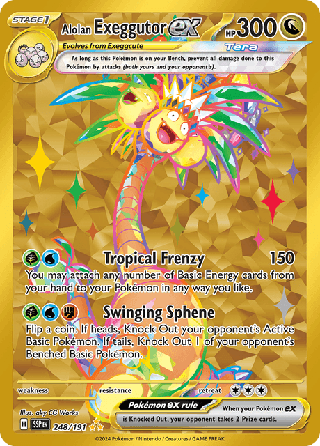 アローラ ナッシーex / Alolan Exeggutor ex (SSP #248)