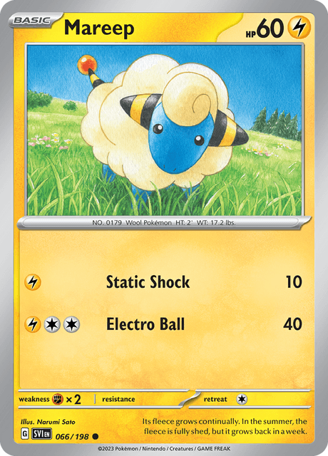 メリープ / Mareep (SVI #66)