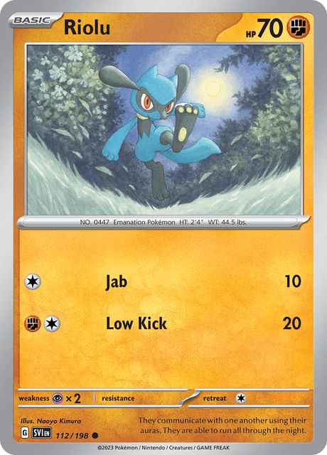 リオル / Riolu (SVI #112)