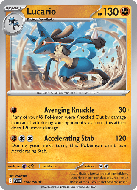 ルカリオ / Lucario (SVI #114)