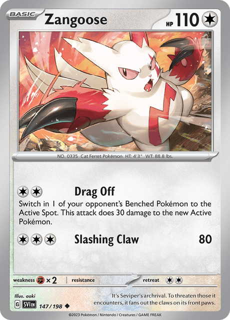 ザングース / Zangoose (SVI #147)