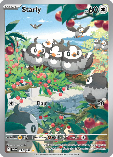 ムックル / Starly (SVI #221)