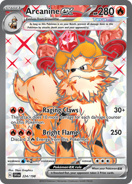 ウインディex / Arcanine ex (SVI #224)