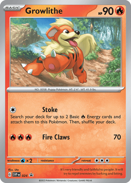 ガーディ / Growlithe (SVP #24)