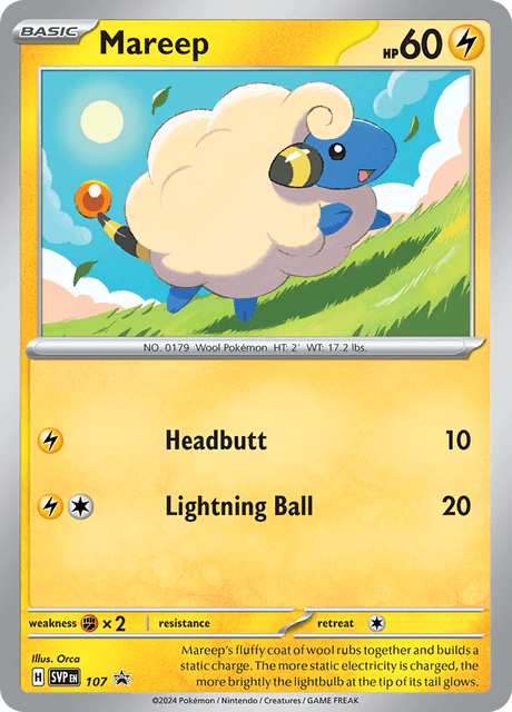 メリープ / Mareep (SVP #107)