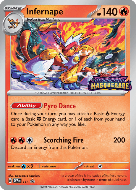 ゴウカザル / Infernape (SVP #116)