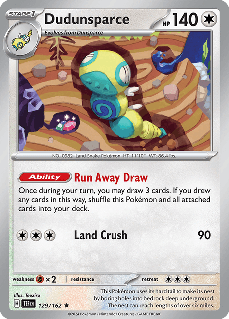 ノココッチ / Dudunsparce (TEF #129)