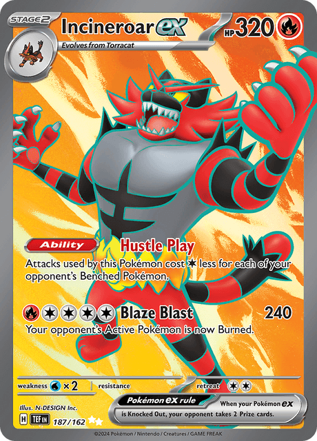 ガオガエンex / Incineroar ex (TEF #187)