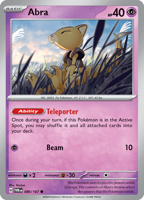 ケーシィ / Abra (TWM #80)