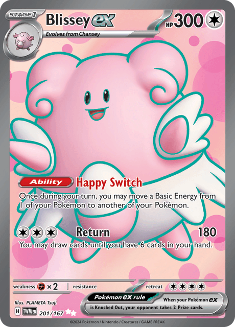 ハピナスex / Blissey ex (TWM #201)