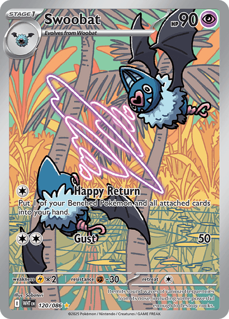 ココロモリ / Swoobat (WHT #120)