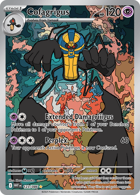 デスカーン / Cofagrigus (WHT #123)